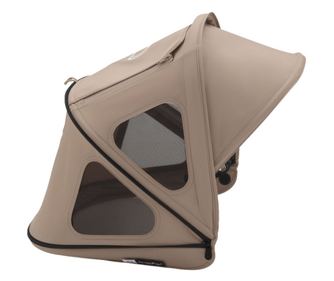 Capotina cu extensie plasa insecte Bugaboo Dragonfly Dune Taupe