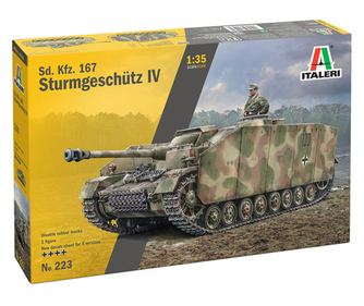 Italeri Sd.Kfz.167 Sturm geschutz IV Műanyag tank makett 1:35