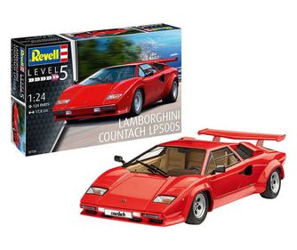 Revell 07730 Lamborghini Countach LP500 Autó Műanyag makett 1:24