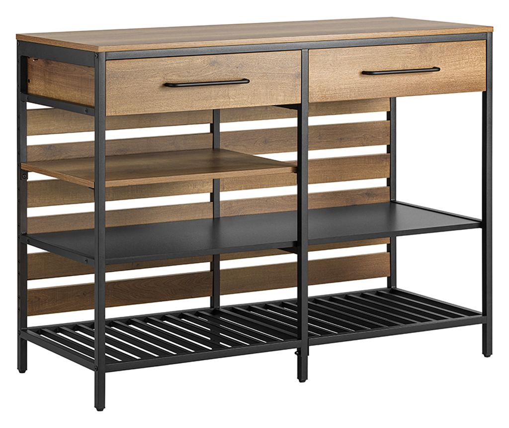 SoBuy βοηθητικά έπιπλα κουζίνασ, υπουργικό συμβούλιο με τροχούς, ραφια για φουρνο μικροκυματων FSB85-PF - 11