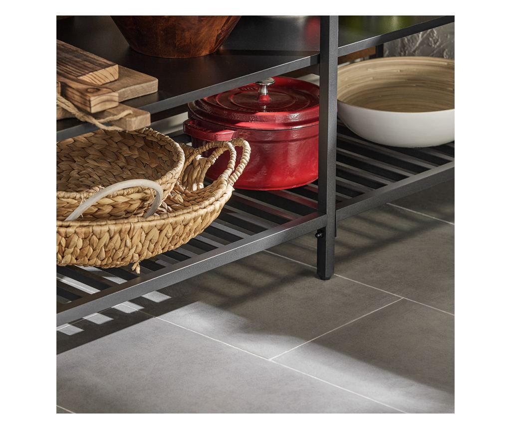 SoBuy βοηθητικά έπιπλα κουζίνασ, υπουργικό συμβούλιο με τροχούς, ραφια για φουρνο μικροκυματων FSB85-PF - 16