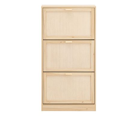 SoBuy Ormar za cipele 3 preklopa Drveni konzolni stol FSR159-N