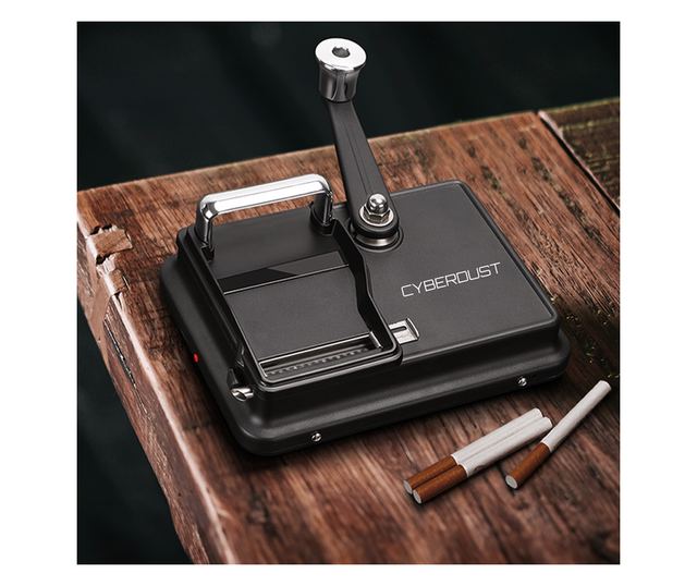 Ръчна Машина За Рулене На Цигари CYBERDUST, Прецизен Инжектор За Тютюн, Yдобна Дръжка, Регулируем Дължина На Цигара, Анти-Хлъзга