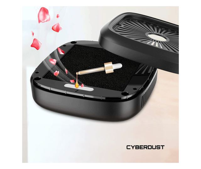 Filtru Scrumiera CYBERDUST Fara Miros, Purificator De Aer, Incarcare prin USB, Potrivita pentru birou, masina, acasa