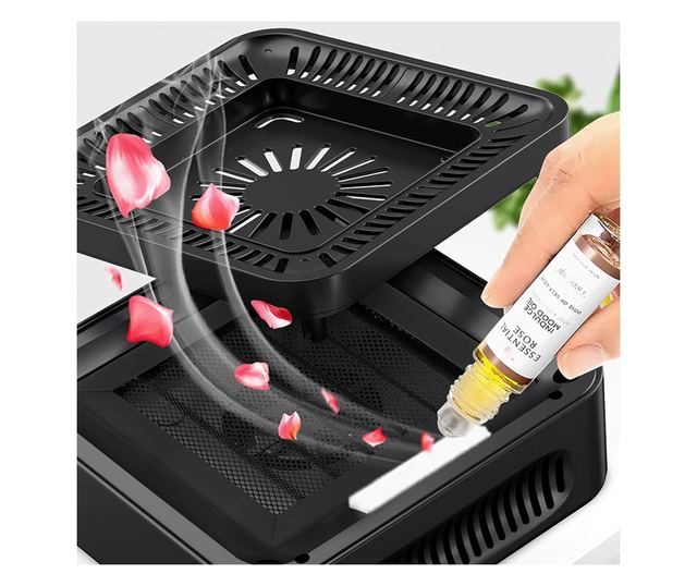 Filtru Scrumiera CYBERDUST Fara Miros, Purificator De Aer, Incarcare prin USB, Potrivita pentru birou, masina, acasa