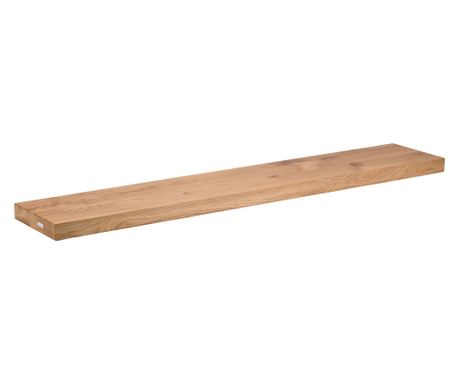 Polica od punog hrasta - Ravni rubovi 100x22x4 cm