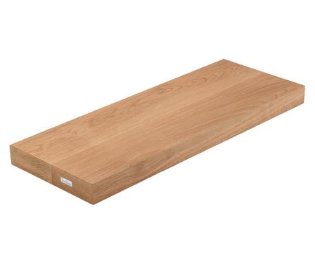 Polica od punog hrasta - Ravni rubovi 60x22x4 cm