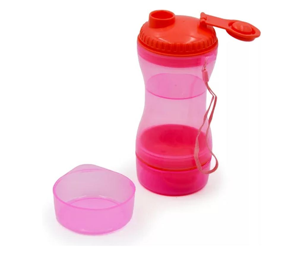 Utazós kulacs ,itató és etető tál kutyának 330ml - 5