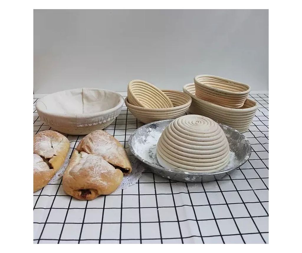 Ovális Rattan Szakajtó  Kenyér Kelesztőtál 28*14*7 cm - 2