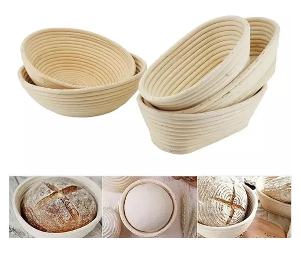 Ovális Rattan Szakajtó  Kenyér Kelesztőtál 28*14*7 cm - 3