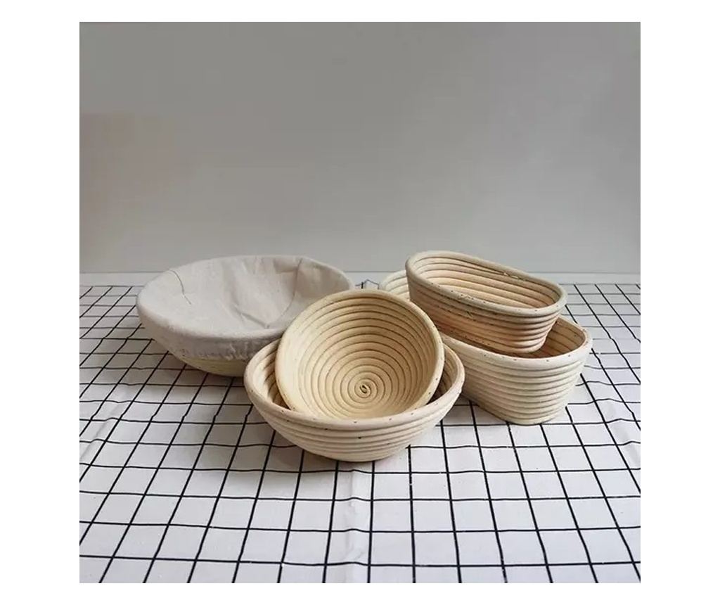 Ovális Rattan Szakajtó  Kenyér Kelesztőtál 28*14*7 cm - 4