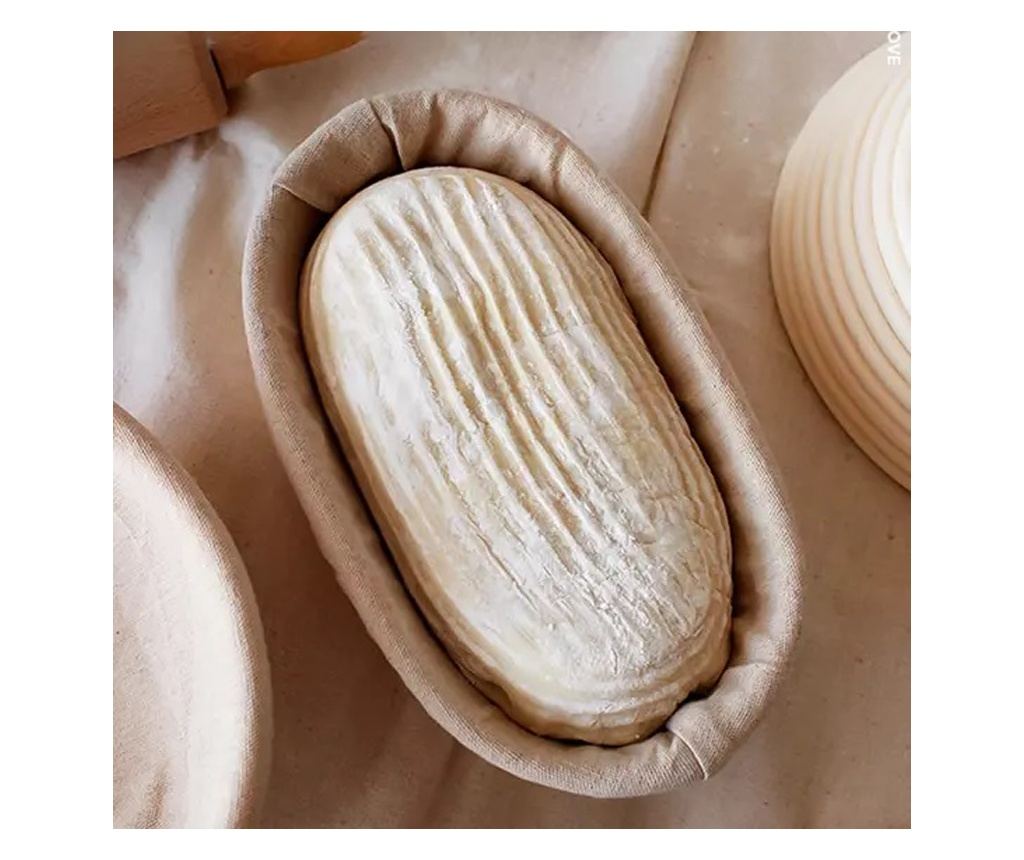 Ovális Rattan Szakajtó Kenyér Kelesztőtál 35*14*7 cm - 5