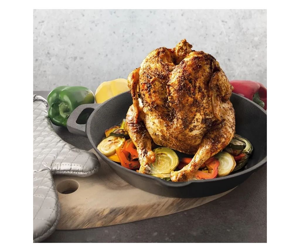 Orion Öntöttvas Grillcsirkesütő Serpenyő  28 cm - 3