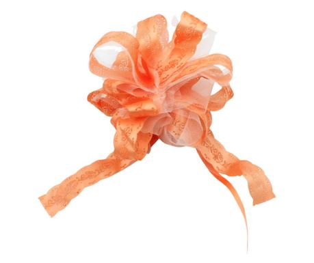 Fundă nuntă cu autoformare tulle 20cm somon