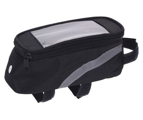 Τσάντα ποδηλάτου Excellent Houseware, πολυεστέρας, 22x13x8 εκ., μαύρο