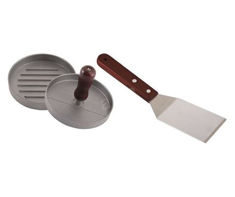 Carl Schmidt Sohn-Bruhl grillkészlet, rozsdamentes acél/alumínium, szürke/barna