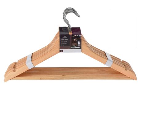 Σετ 8 umerase Koopman-Storage Solution, lemn, 44x23x1.5 cm, crem