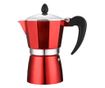 Filtru de cafea cubanez Rosberg R51173BP3, 3 cesti, 150ml, Aluminiu, Rosu