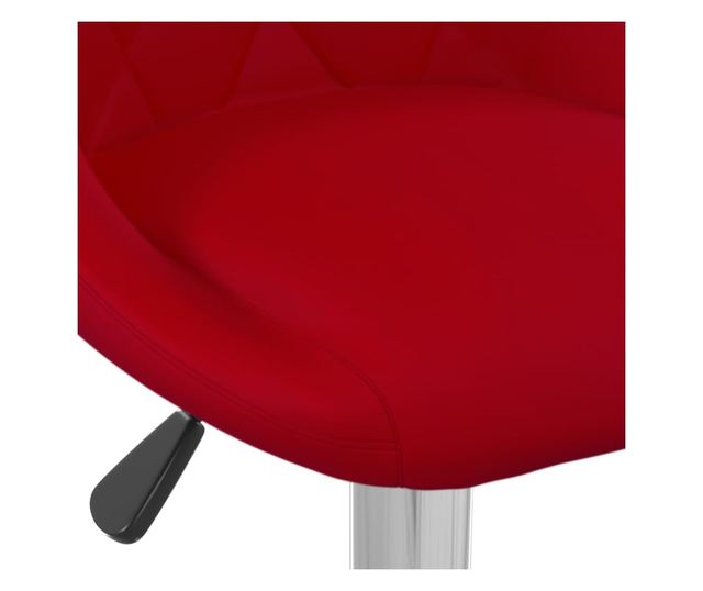 Barski stol, vinsko rdeča, žamet