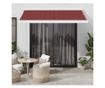 Автоматична прибираща се тента, бордо, 350x250 см thumbnail 1