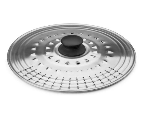 Ibili multifunkcionális fedő, rozsdamentes acél, 18/20/22 cm, ezüst
