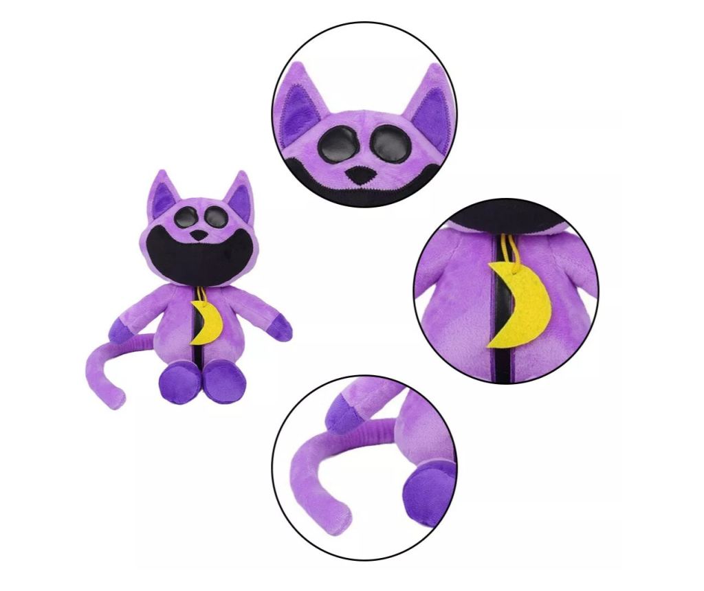 Jucarie din Plus tip CatNap, Creaturi Zambitoare, dimensiuni 25cm
