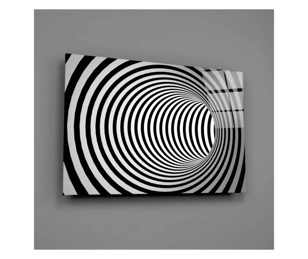 Poslikava na zaščiteno steklo Illusion  72 x 46 cm - 2