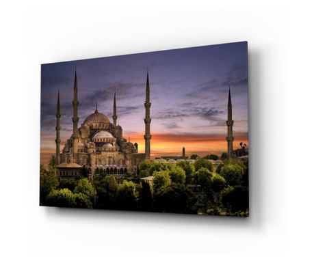 Tablou din sticla securizata, Blue Mosque  110 x 70 cm