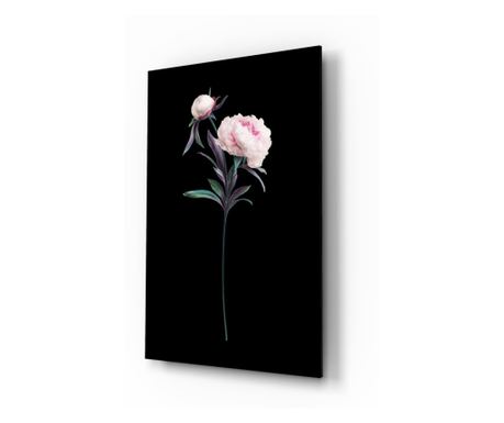 Poslikava na zaščiteno steklo, Flower  110 x 70 cm