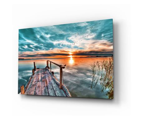 Tablou din sticla securizata, Sunset  72 x 46 cm
