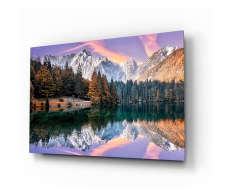 Tablou din sticla securizata, Lake  72 x 46 cm