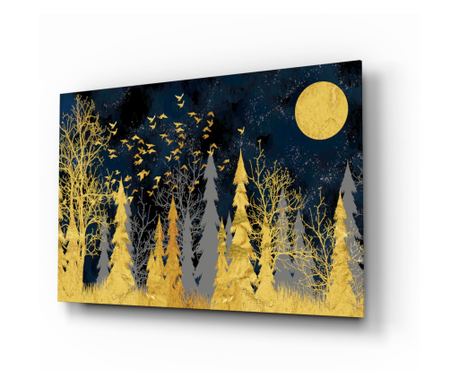 Ζωγραφική σε γυαλί ασφαλείας, Colors of the Night  110 x 70 cm