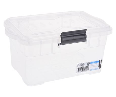 Excellent Houseware Tároló Konténer, Polipropilén, 21x13x10 cm, 1.5 L, Átlátszó
