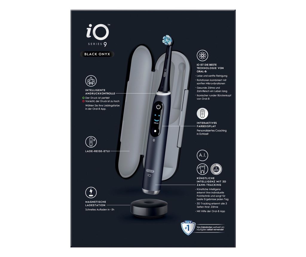 Periuta de dinti electrica Oral-B iO Series 9 Onyx Luxe Edition