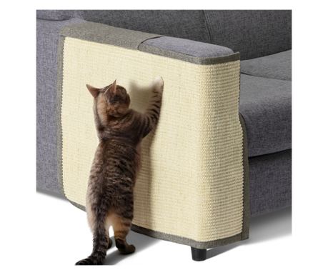 Protectie impotriva zgarieturilor pentru Pisici, 50x70 cm, Sisal, Maro, 47363.19.24