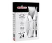Set tacamuri Magefesa-Sevilla, otel inoxidabil, 24 piese, argintiu