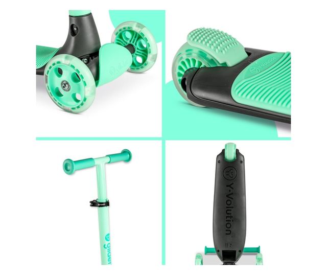Тротинетка с 3 колела Yvolution Y Glider Kiwi Green