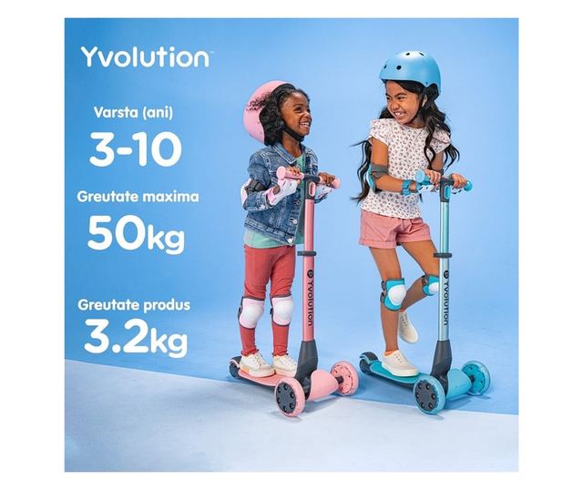 Тротинетка Yvolution Y Glider Luna Blue