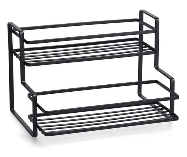 Raft universal Zeller, metal, 26x20x17 cm, negru