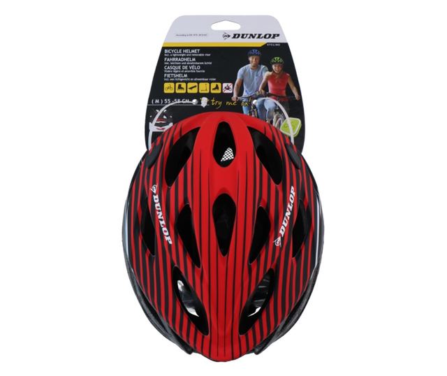 Каска за защита Dunlop M 55-58 см Червен