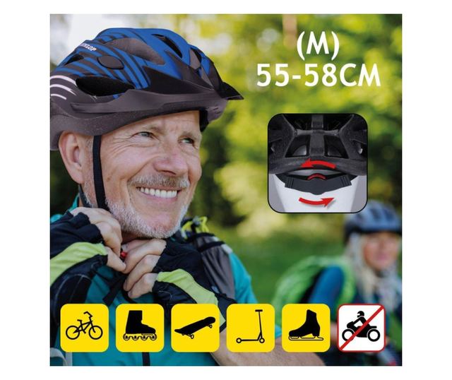 Каска за защита Dunlop M 55-58 см Червен