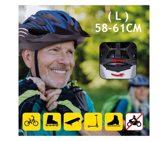 Каска за защита Dunlop L 58-61 см Червен