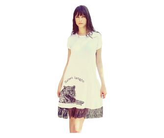 Νυχτικό Γυναικείο, Dolci Chicche, Κρεμ Λευκό, Μέγεθος M Cream White M INTL