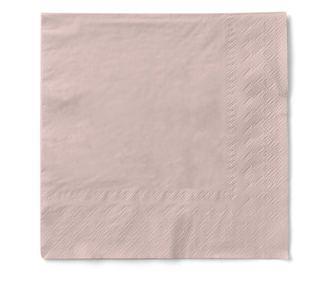 Mank Horeca asztali szalvéták, Tissue Deluxe®, Púderrózsaszín, 24 x 24 cm cm, Ideális Esküvőre, Partikra, Keresztelőre, Húsvéti
