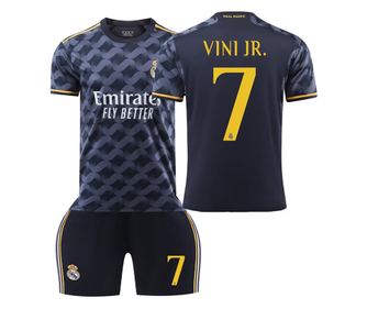Echipament sportiv copii Real Madrid Vini Jr negru 80-90 CM