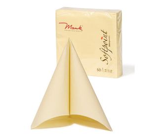 Εορταστικές χαρτοπετσέτες Softpoint - Light cream / 40x40 cm / 50 τμχ