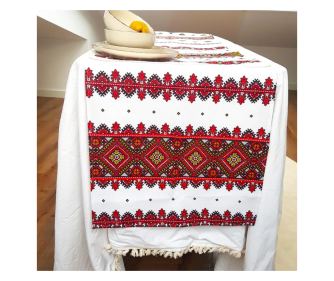 Napron decorativ pentru masa kotonia Home - Rustic, 100% bumbac 45x160 cm, T09