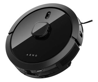 Прахосмукачка робот AENO ARC0007S, 4000Pa, 5200 mAh, 300 m2, Картографиране, Wi-Fi, Гласови команди, Автономия до 250min, Черен