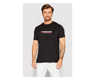 Ανδρικό T-shirt Tommy Hilfiger UM0UM02348 S INTL Μαύρο