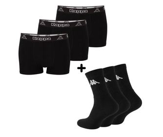 Set Kappa 3 perechi sosete + 3 boxeri M Boxeri